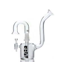 Mini Snorkel Vapor Rig Hookah Glass Smoking Water Pipe (ES-GB-541)